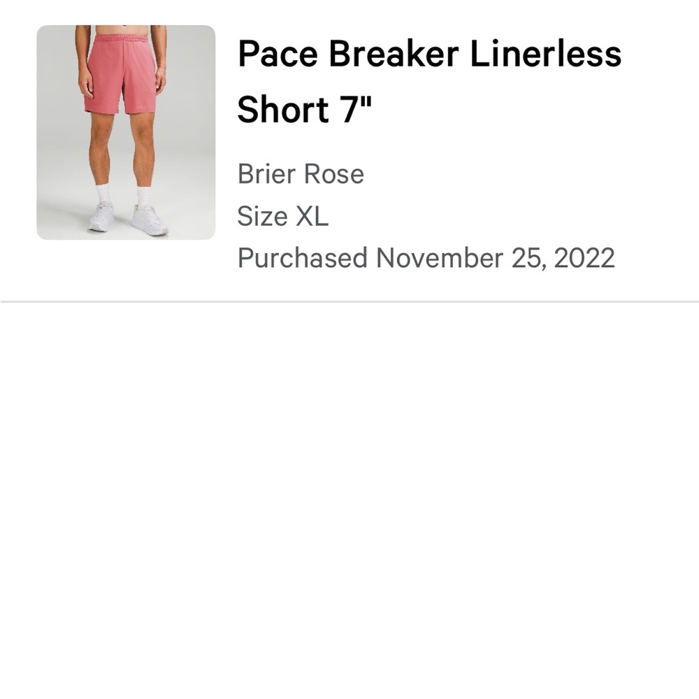 lululemon athletica Men's Athletic Shorts - Pink